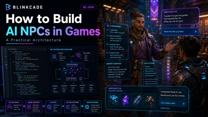 how to build AI NPCs in games